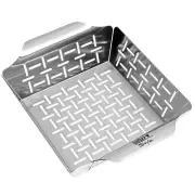 Weber VEGETABLE BASKET Style 6434 Professional-Grade Stainless Steel