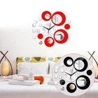Wall Clock Big Flower Creative DIY Decor Decoration Home Modern Study 3D
