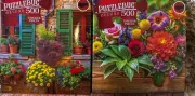Lot of 2 Puzzle Bug 500 Piece Jigsaw Puzzles -ITALIAN WINDOWS and FLOWER BOX