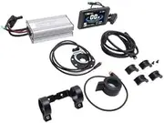 Vuzmode Brushless Motor Electric Scooter Conversion Kit LCD Color Display Panel Water Resistant Controller with Thumb Throttle, for Cyclists E-Scooter Brushless Controller