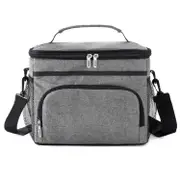 Thermal Insulated Portable Lunch Box - 15L - Grey