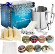 Candle Making Supplies Kit for Adults Kids, DIY Scented Candle Making Kits Inclu