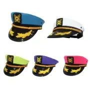 Yacht Hat Ship Captain Costume Hat for Men Women