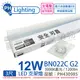 PHILIPS飛利浦 易省 BN022 G2 第二代 LED 12W 3000K 黃光 3尺 全電壓 支架燈 層板燈_PH430985