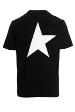 [Golden Goose] Golden Goose-Star T Shirt Bianco/Nero-Uomo L Black