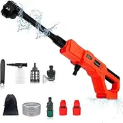 Cordless Pressure Washer for Milwaukee 18V Battery 650PSI Portable Power Washer 48-11-1850,Power Washer with 6 in 1 Nozzle for Car Cleaning (Battery Not Included)
