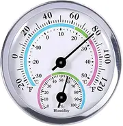 Portable Home Office Hygrometer Indoor Wireless Wall-Mounted Humidity Meter and Temperature Meter 2-in-1 Temperature and Humidity Monitor