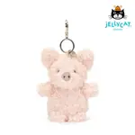 JELLYCAT吊飾/鑰匙圈/ 毛茸茸小豬 ESLITE誠品