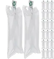 Tofficu 100Pcs Inflatable Air Packaging Bags, Clear Packaging Anti-collision Bags, Wrap Blocking Pouches for Shipping Packing