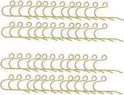 [LRXIYODE] Simple Earrings Parts Supplies Sterling Findings Women Earring Hardware Small Earrings Studs Ear Wires Earrings Clip on Earring Pierced Hoop Earring Kit Hooks Silver
