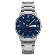 Mido Commander (M0214311104100) Men's Silver Analog Chronometer Automatic Watch