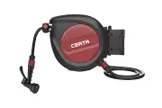 Certa 30m Retractable Garden Hose Reel with Spray Nozzle, Auto-Retract Function