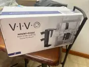 VIVO Steel Adjustable Clamp-on Desk Leg PC Mount, Computer Case CPU Holder