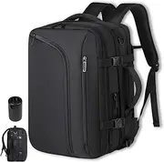 Vacuum Backpack Travel-36–55L Large Capacity Vacpack Backpack-Waterproof Expandable Vacuum Seal Compression Luggage with Dry/Wet Separator,Shoe Compartmenfor Travel Business Outdoor Adventures