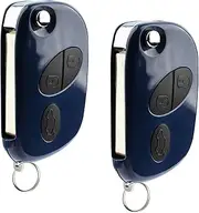 2x Keyless Option Remote Flip Key Fob 3btn for Maserati GranTurismo Quattroporte (RX2TRF937)