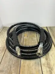 Yamatic 3/8" Pressure Washer Hose 25FT 5000 PSI Stainless Steel Swivel Quick Con