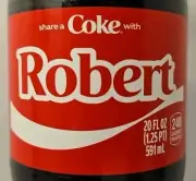 Share A Coke With Robert 2025 Personalized Gift Limited Edition Coca Cola Bottle