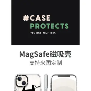 搞怪蝙蝠俠magsafe手機殼適用於蘋果13pro透明磁吸iphone13ProMax黑白漫畫蘋果12雙層保護手機12m