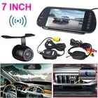 7" Bluetooth MP5 Car Rearview Mirror Monitor +Wireless Parking Backup Camera