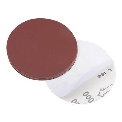 5" PSA Sanding Disc Aluminum Oxide Adhesive Back Sandpaper 1000 Grit 10 Pcs