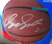 LEAF AUTHENTIC "DOMINIQUE WILKINS" HOF SIGNED AUTO BASKETBALL AUTOGRAPH “NBA 75”