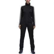 Adidas Back 2 Basic 3 Stripes Womens Track Jacket Black/White/Black bk4674