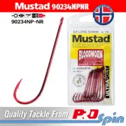 Mustad Bloodworm Hooks 90234NPNR