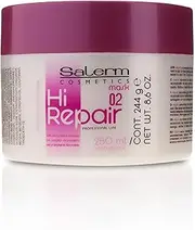 SALERM - Repairing Hair Mask - Hi Repair Mask 02-250 ml - Deep Hydration for Damaged Hair - Repairs and Rejuvenates - Shinier and Softer Hair - Immediate Effect