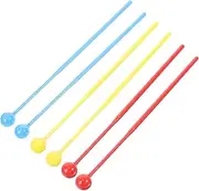 Hoement 3 Pairs Xylophone Mallets for Percussion Drumsticks for Beginners Musical Instrument Accessories Easy to Use Marimba Hammers