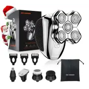 Head Shavers for Bald Men, MAXGROOM 5 in 1 Waterproof Head Razor for Men with...