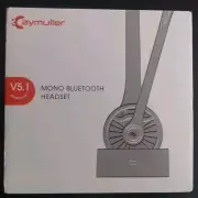 Caymuller Wireless Mono Bluetooth Headset - V5.1 - DT629-US-S, Black