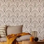 EMILE , Luxury Modern Classic Wallpaper Effect Stencil, Large Painting stencil