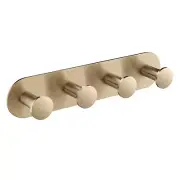 Kraus KEA-18804 Elie Quadruple Robe Hook Rack - Gold