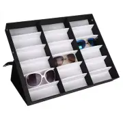 18 Grids Glasses Display Case Sunglasses Storage Box Organizer Glasses Jewel BX5