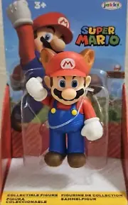 2.5" Super Mario Bros World of Nintendo Action Figures Raccoon Mario