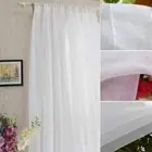 Window Sheer Tulle Curtains 250x100cm Modern Voile Curtains for Childrens Room &