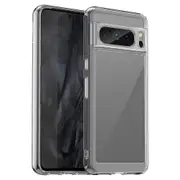 For Google Pixel 8 Pro Case Transparent Tpu+acrylic Phone Back Cover (big Rear Lens Hole)