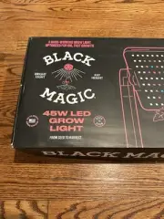 Black Magic 45 Watt LED Grow Light 3 Band-Light Spectrum Seed To Harvest NEW