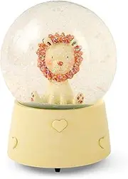 Baby Gift - Lion Musical Snow Globe Suitable for Boys and Girls - Baby Shower Christening Gift