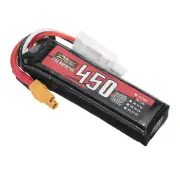 ZOP Power 7.6V 450mAh 80C 2S LiPo Battery With XT30 Plug for DarwinFPV Baby Ape Happymodel Mobula8 Sub250 Nanofly20 iFli