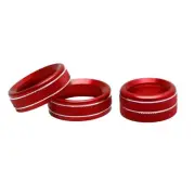 Custom Fit Red Knob Ring Trim for Toyota For Tacoma GPS Navigation System