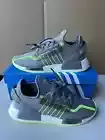 Adidas NMD_R1 V2 Shoes Men Gray Green Athletic Running Sneakers GY6163 Multi Sz