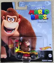 HOTWHEELS 1:64 Diecast Character Car - Super Mario Bros Movie DONKEY KONG Kart