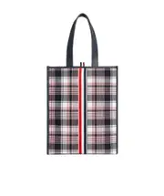 vertical RWB-webbing stripe tote bag One size Multicolor