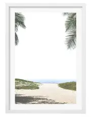[Profile Australia] Ocean Escape Art Print A3 in White Frame