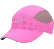 NEW NIKE Adult Tailwind DRI-FIT Running Hat, Fuchsia/Brown BV2204-623
