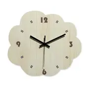12 Inch French Crystal-Faced Wooden Wall Clock Silent, Elegant for Living Room ZSH019