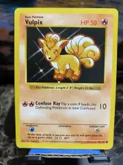 1999 Vulpix 68/102 Shadowless Base Set Pokemon WOTC