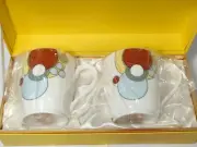 Noritake Frank Lloyd Wright Design Mug Cup Pair Imperial Hotel New In Box