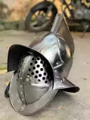 Medieval Larp Farbri Murmillo Gladiator Helmet Medieval Knight Cosplay Helmet